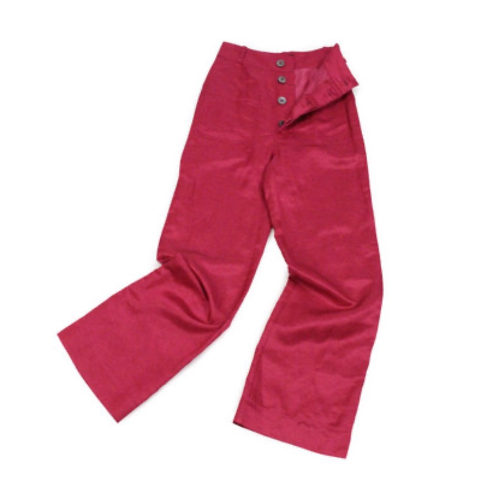 Horses atelier high waisted trousers magenta